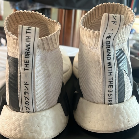 Mens Adidas NMD no lace high top sneakers; Sz 10.5 - Picture 4 of 7